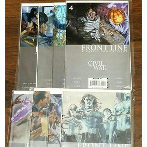 CIVIL WAR Front Line #1-8 Marvel Comic set of 8 pop culture book 2006